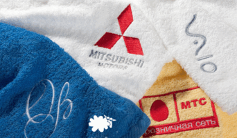 Вышивка на полотенцах и халатах