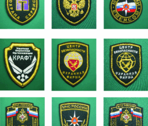 Вышивка шевронов и нашивок