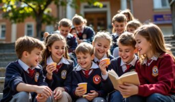 Школьные шевроны в России